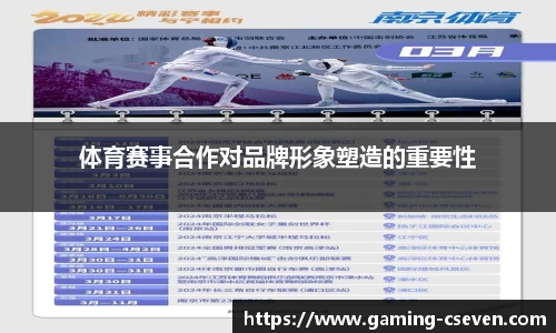 体育赛事合作对品牌形象塑造的重要性